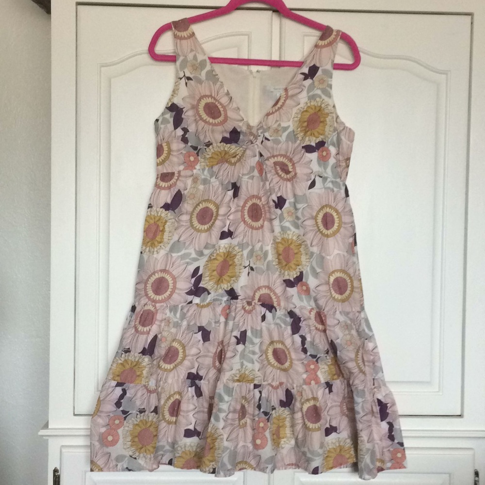 Garnet Hill, Floral, Sleeveless, Sundress, 8